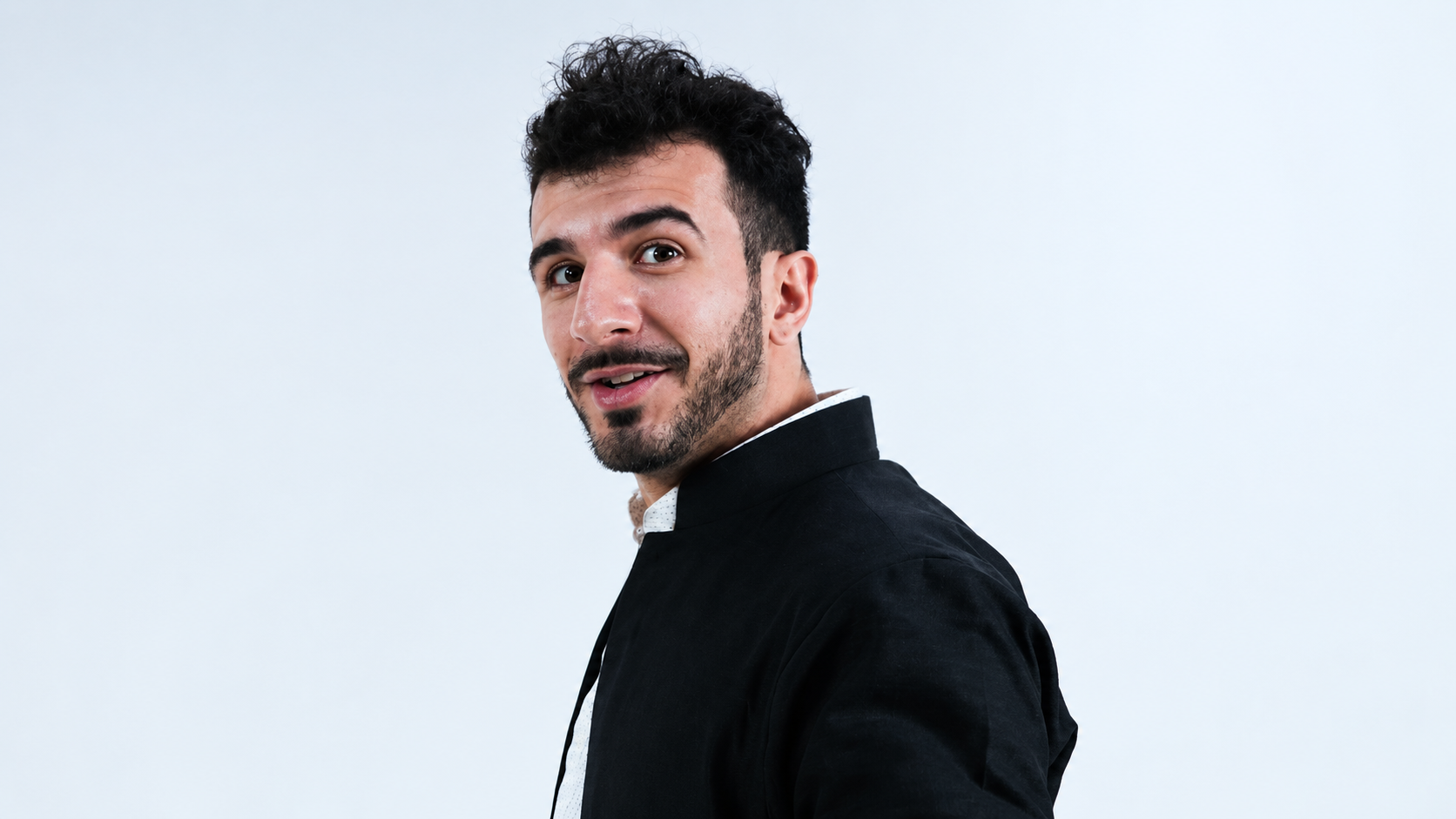 Aram Shkur in the Bayda visual campaign